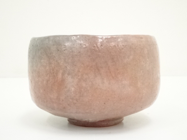 道具 ] - 道具 大樋焼 伊豆蔵撫山造 赤窯変茶碗（共箱） | ネット